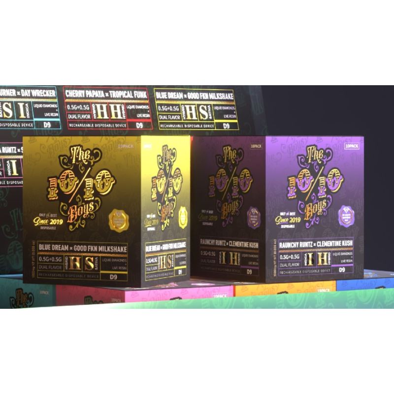 The 1010 Boys 1g Dual Chamber Disposable Vape Pen